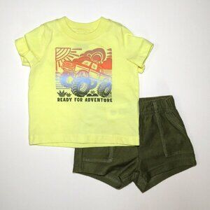 Baby t-shirt and shorts - 3M
